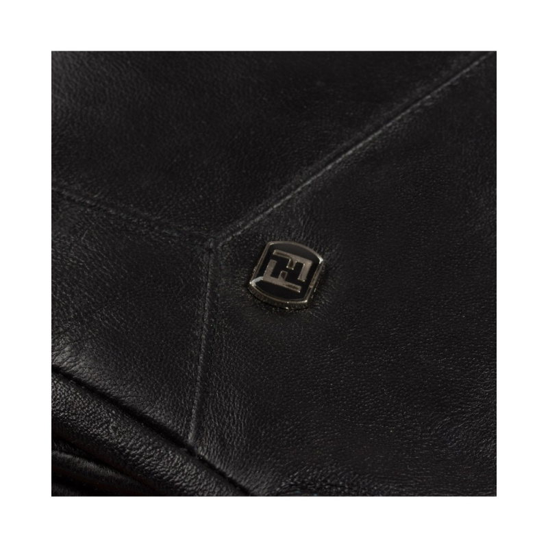 Kožené dámske čierne rukavice Beltimore "SELIA"