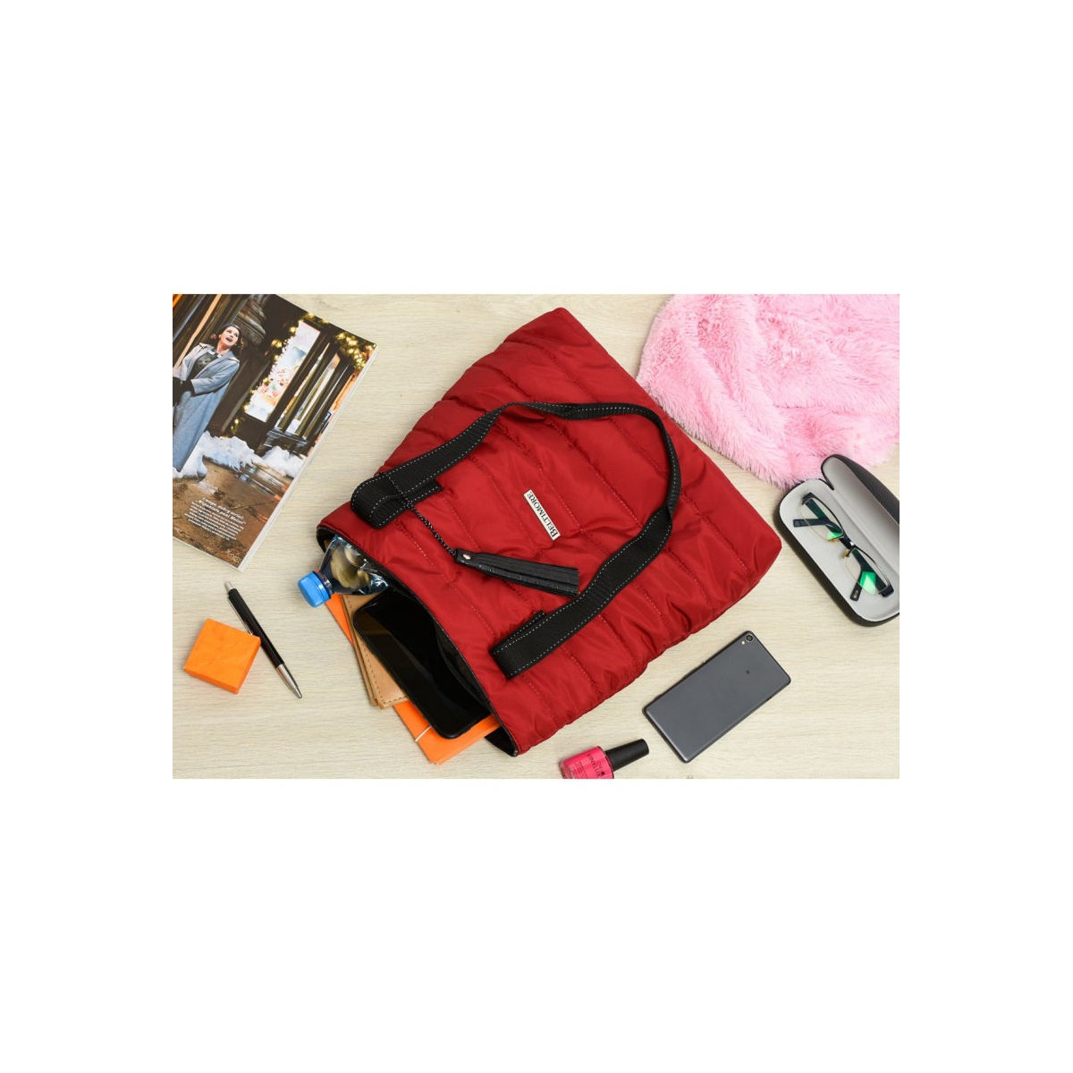 Bordová kabelka na rameno Beltimore "BELLA"