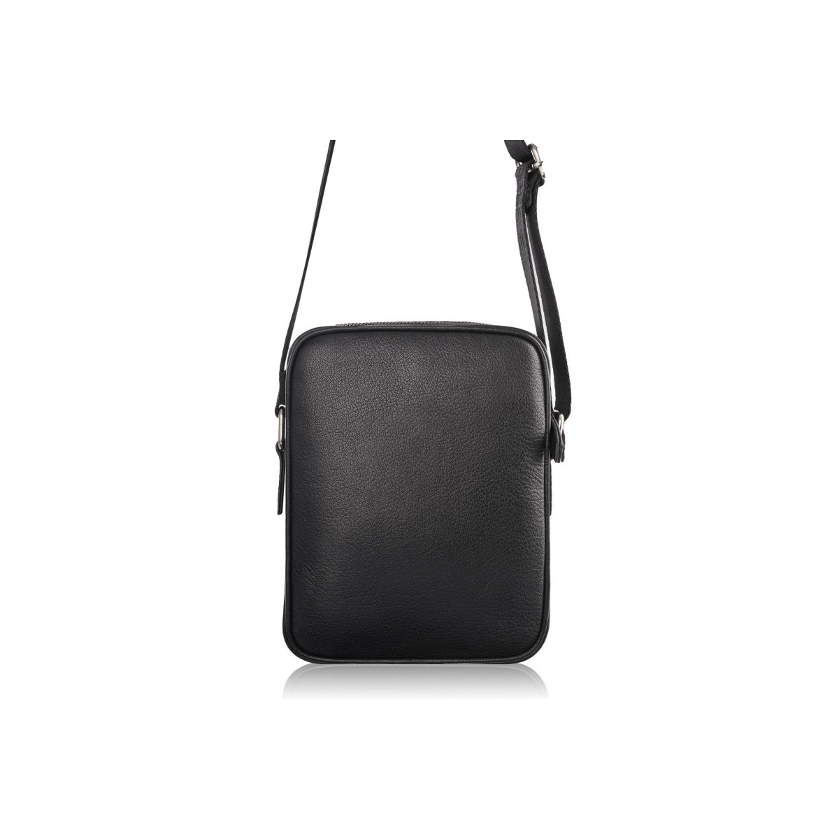 Kožená pánska čierna taška BRØDRENE