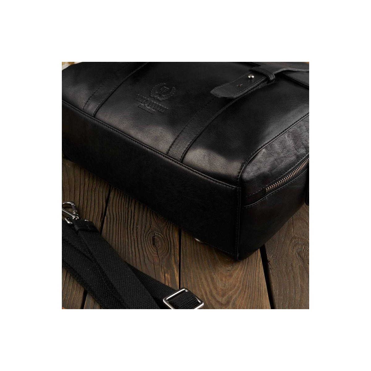 Kožený čierny batoh 2v1 Paolo Peruzzi "VENNI"