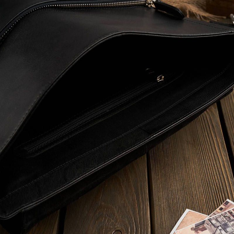 Kožený čierny batoh 2v1 Paolo Peruzzi "VENNI"