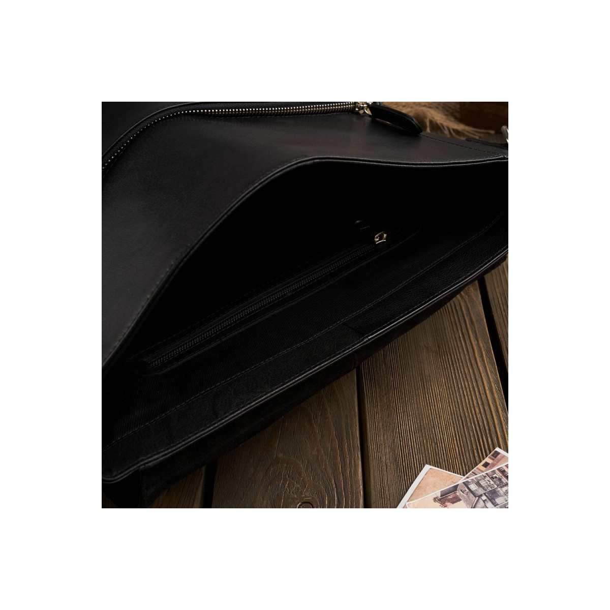 Kožený čierny batoh 2v1 Paolo Peruzzi "VENNI"