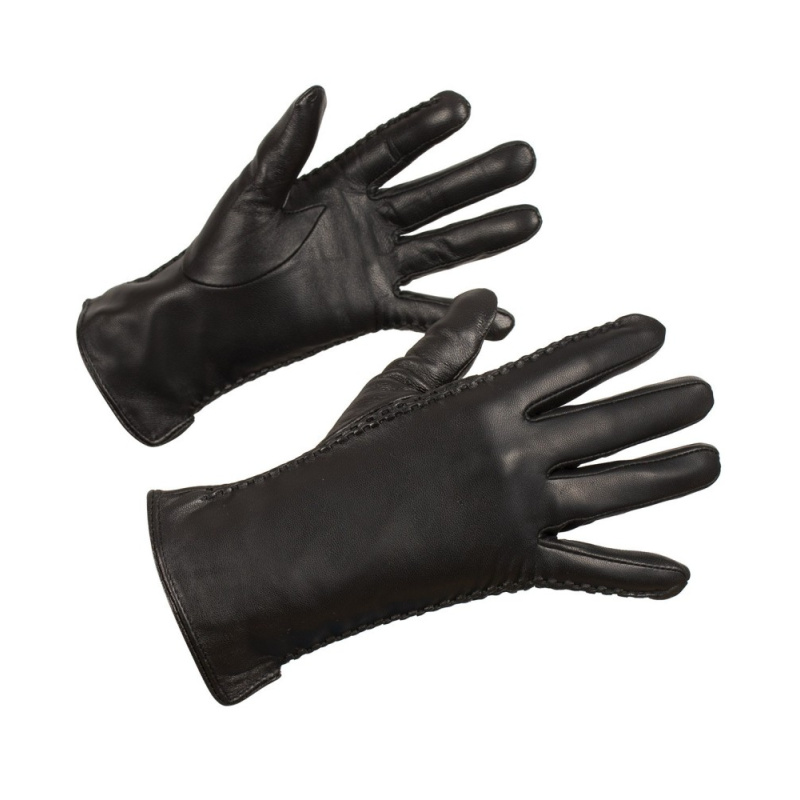 Kožené dámske čierne rukavice MAREN