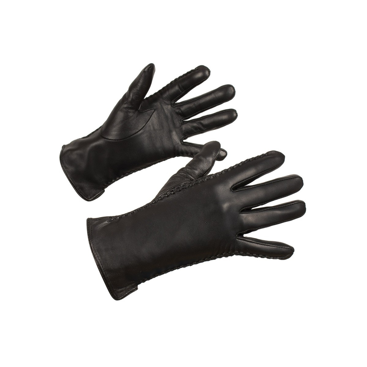 Kožené dámske čierne rukavice MAREN