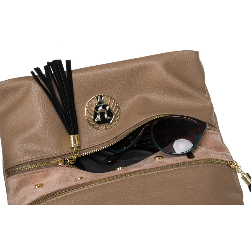 Dámska béžová kabelka DOLORES