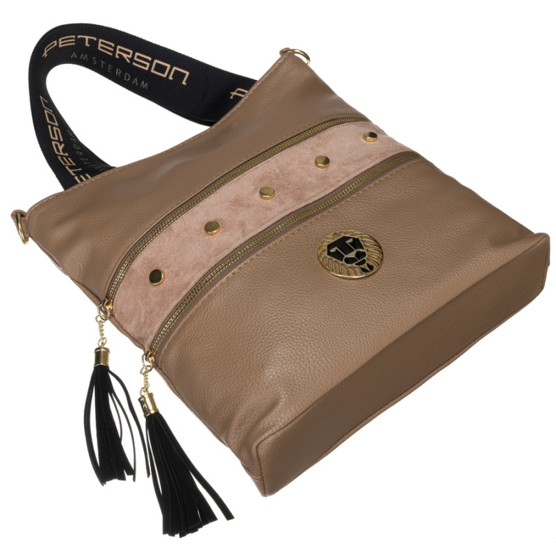 Dámska béžová kabelka DOLORES