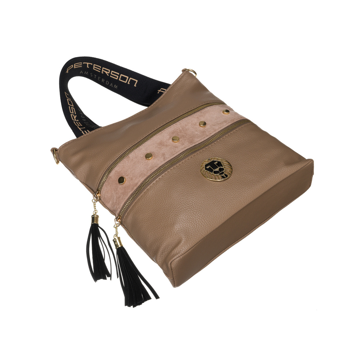 Dámska béžová kabelka DOLORES