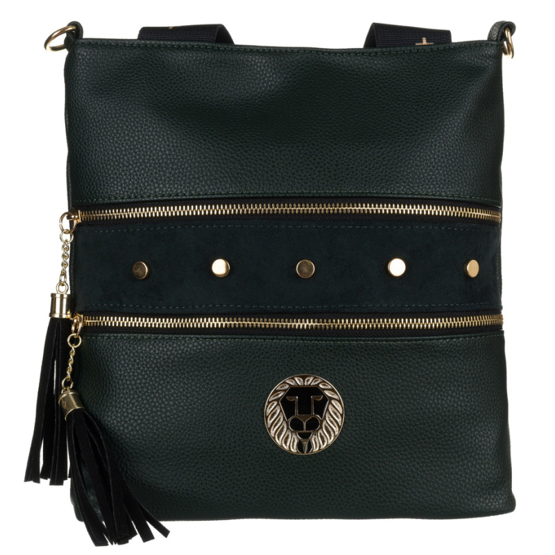 Dámska tmavozelená kabelka DOLORES