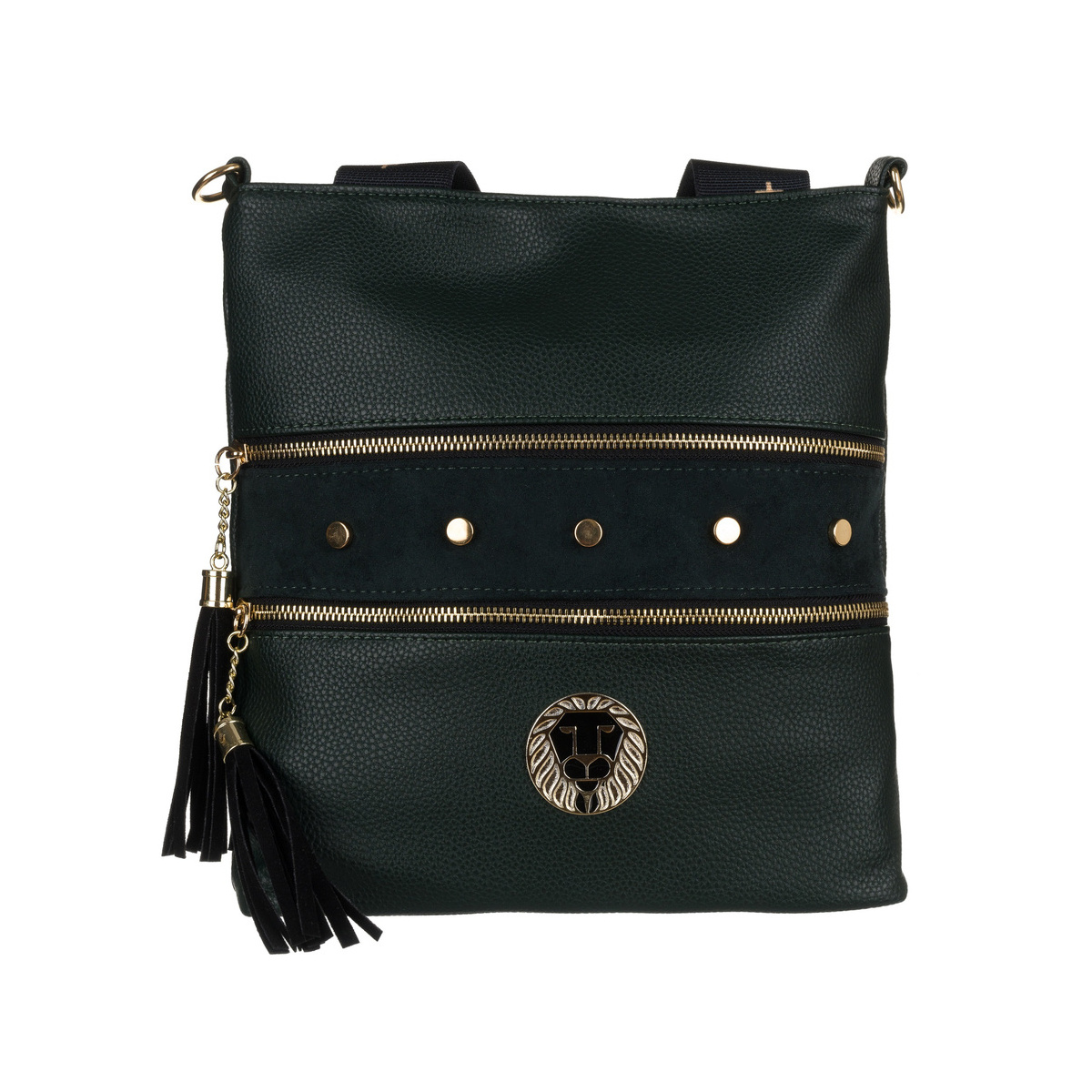 Dámska tmavozelená kabelka DOLORES