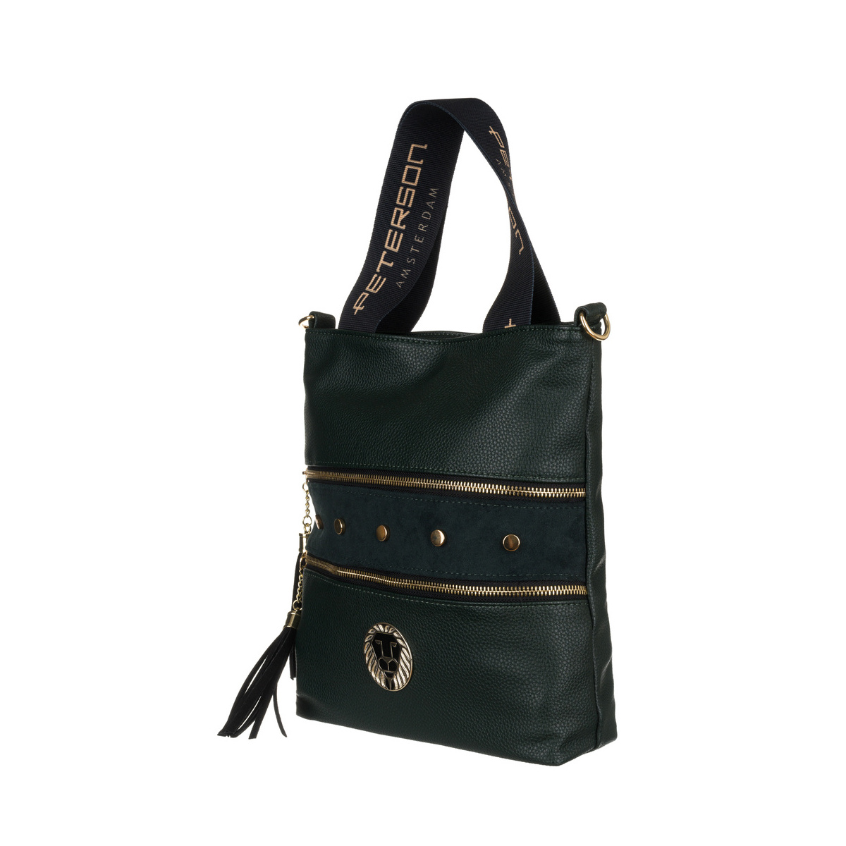 Dámska tmavozelená kabelka DOLORES