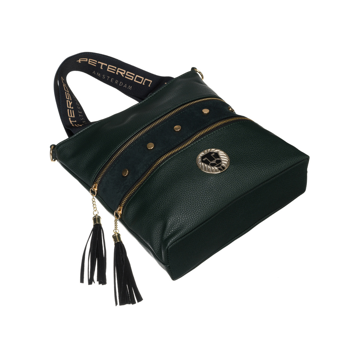 Dámska tmavozelená kabelka DOLORES