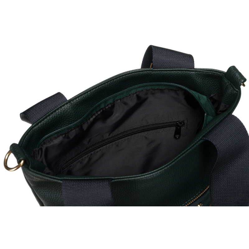 Dámska tmavozelená kabelka DOLORES