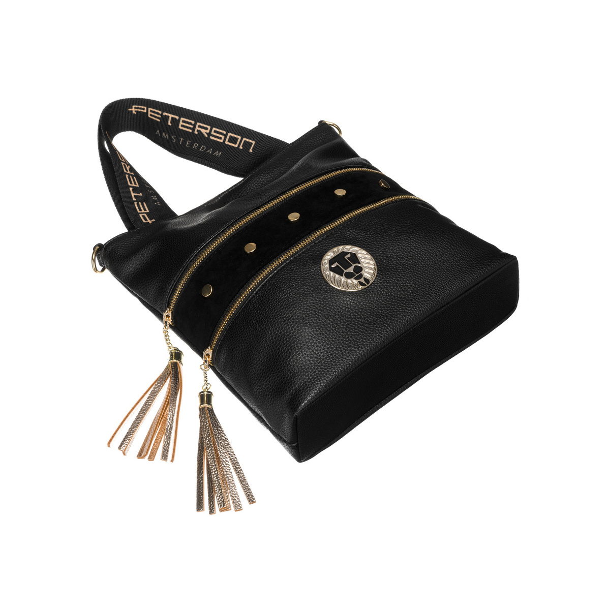 Dámska čierna kabelka DOLORES