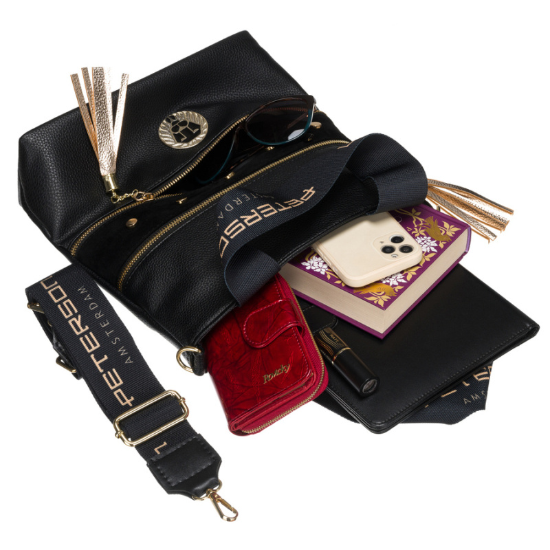 Dámska čierna kabelka DOLORES