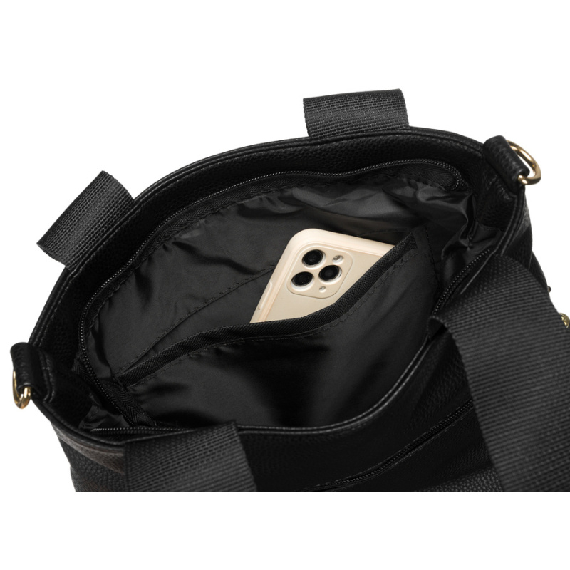 Dámska čierna kabelka DOLORES