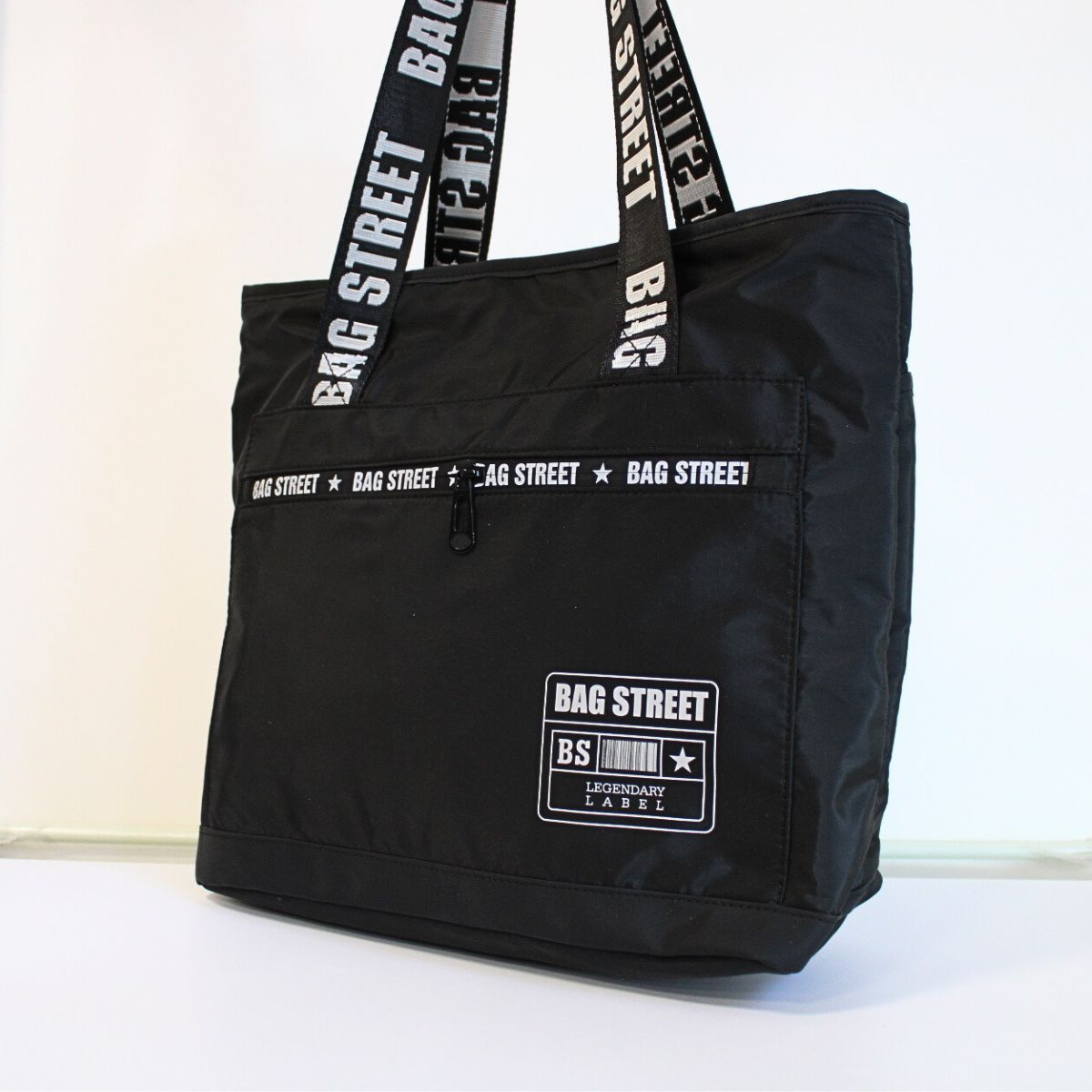 Dámska čierna shopper taška BORA