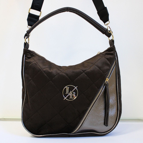 Dámska hnedá kabelka na rameno, cez plece, cez telo (crossbody)