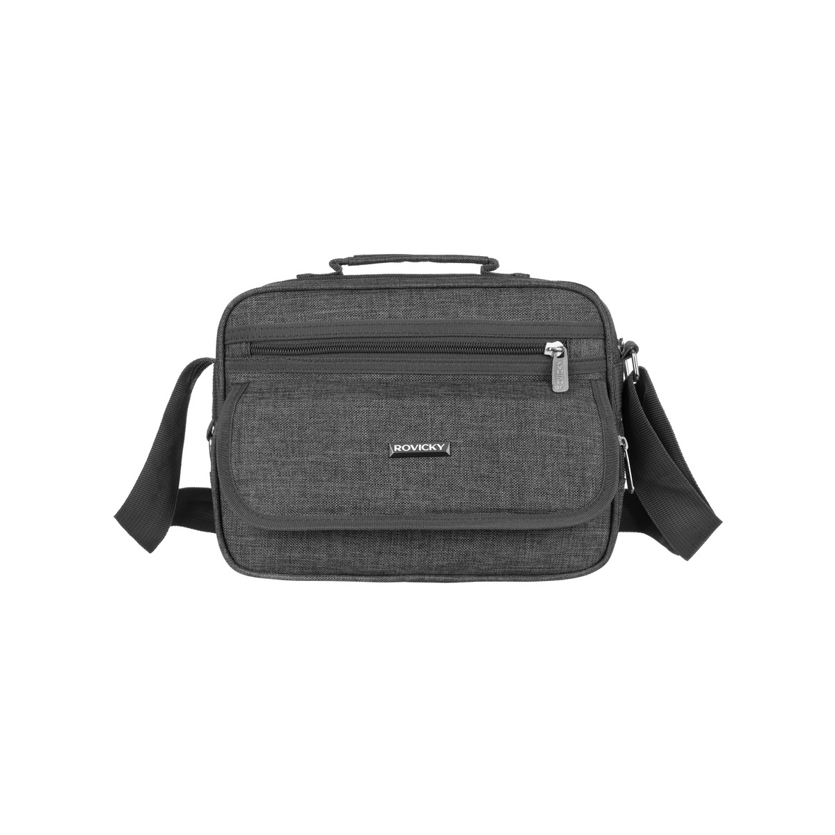 Pánska šedá (sivá) taška na rameno, cez plece, cez telo - crossbody, do ruky