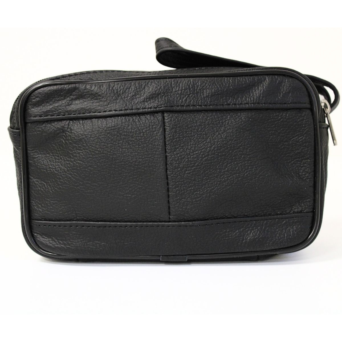 Kožená pánska čierna príručná taška KORKE