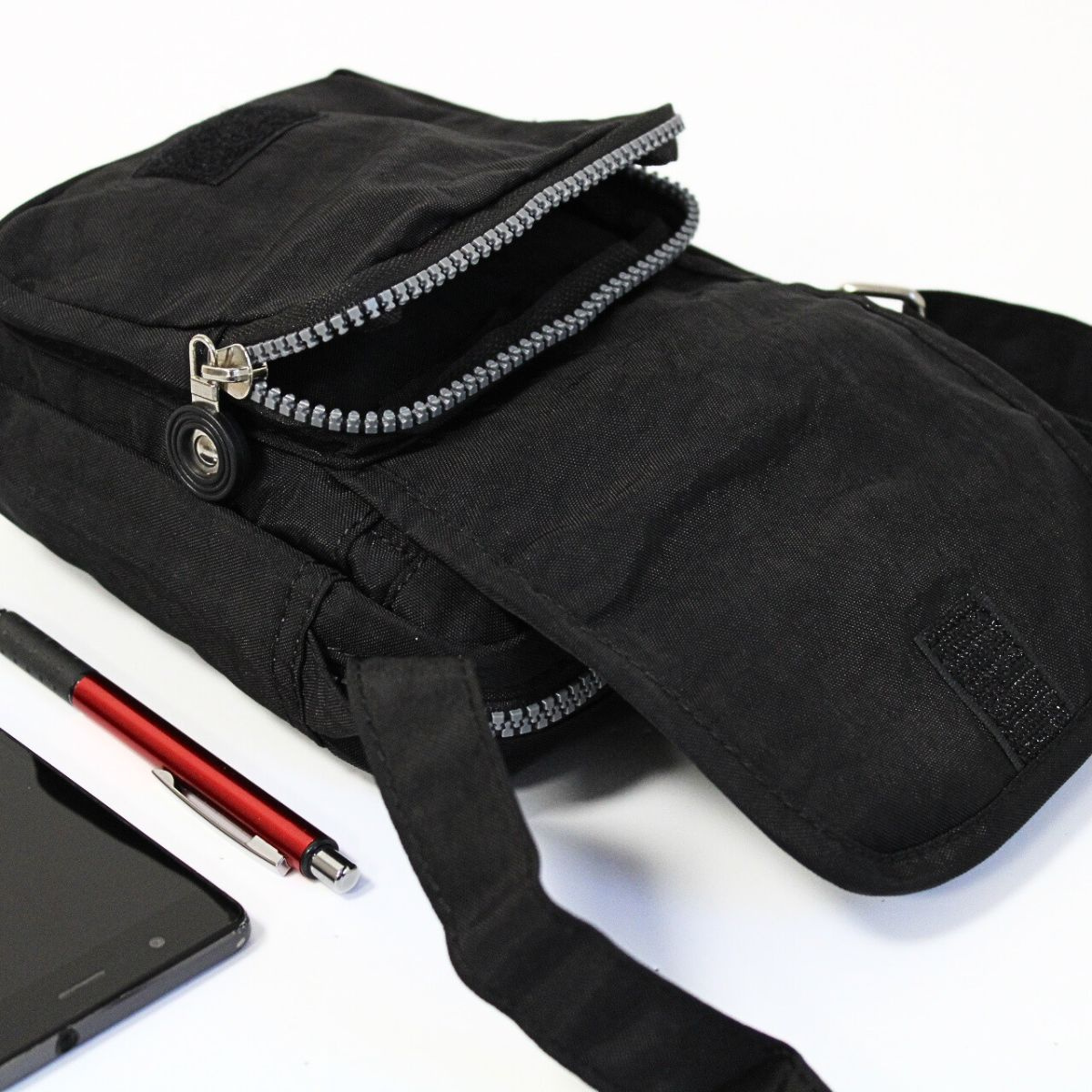 Pánska čierna crossbody taška BAG STREET