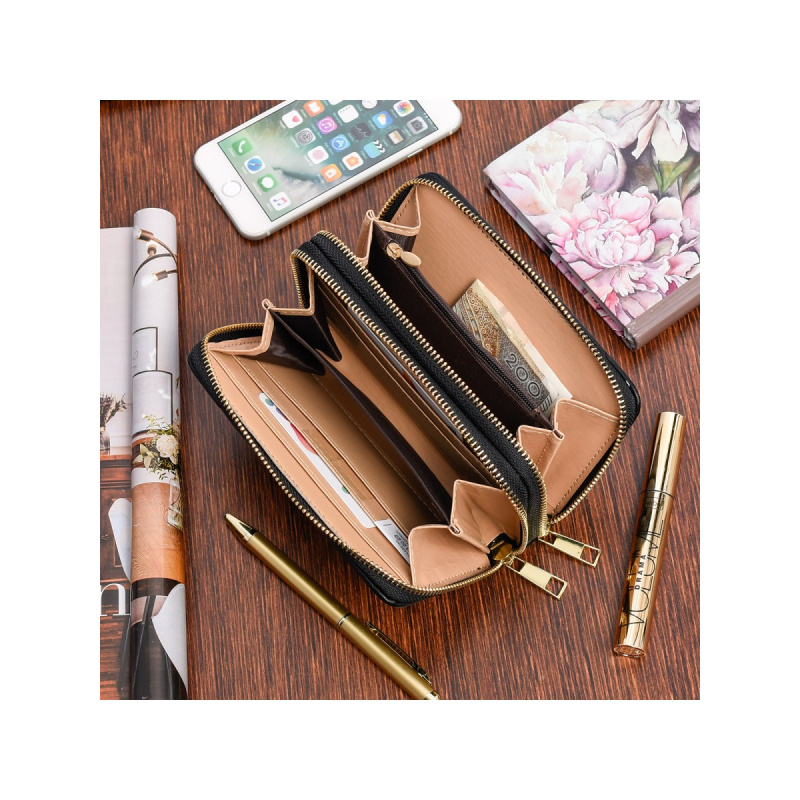 Dámska čierna peňaženka AMINA