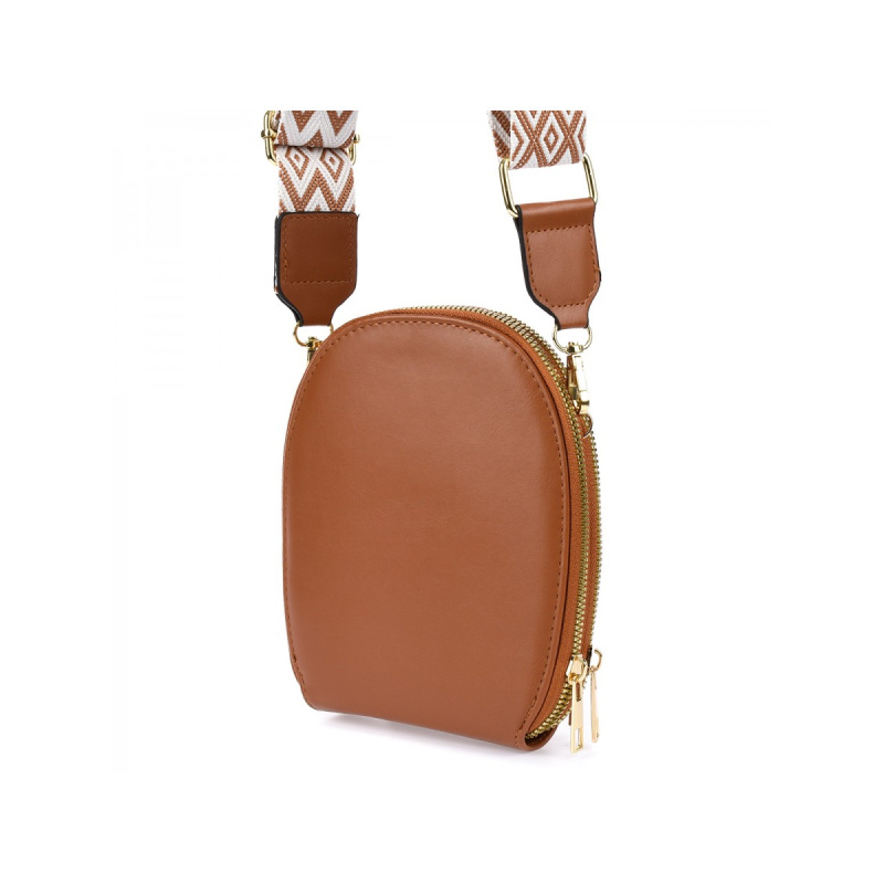 Dámska hnedá kabelka ADONIA