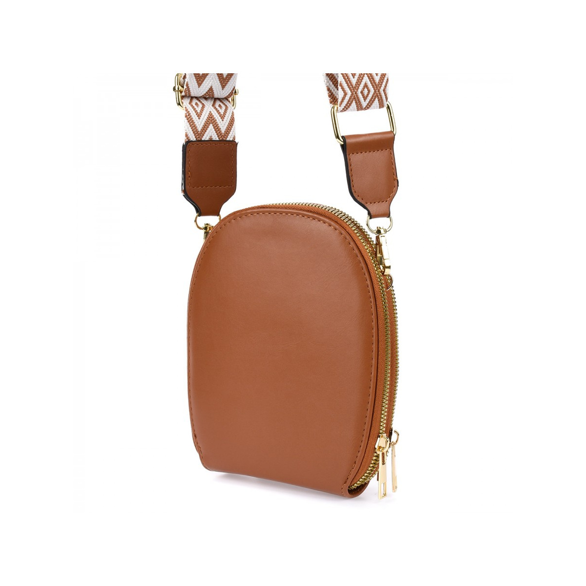 Dámska hnedá kabelka ADONIA