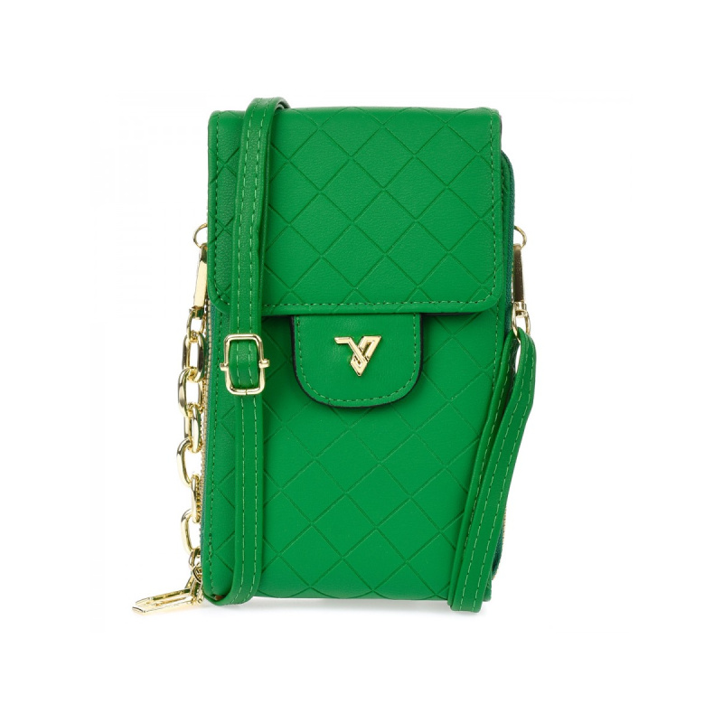 Dámska zelená kabelka na mobil ALDEA