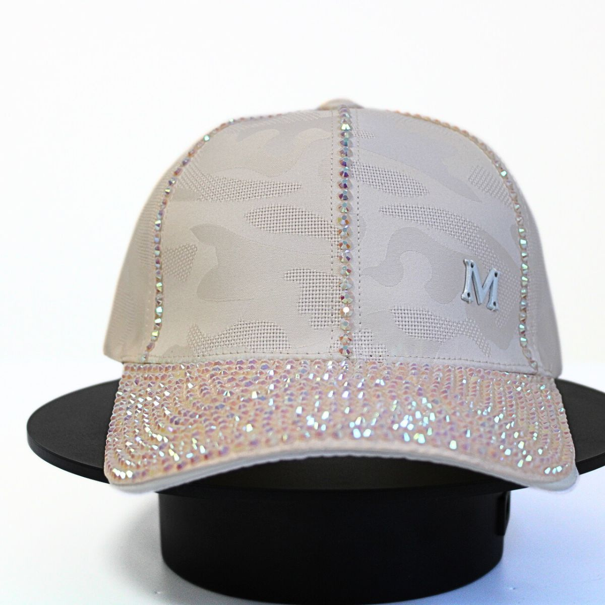 Dámska ružová vzorovaná šiltovka s ozdobnými prvkami VERSOLI STYLE