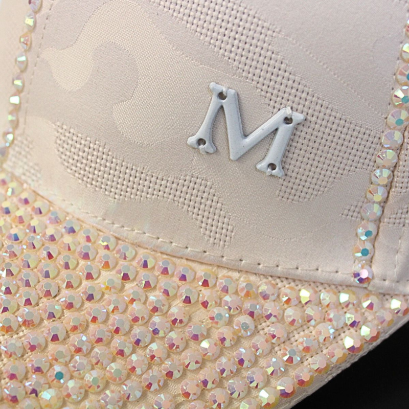 Dámska ružová vzorovaná šiltovka s ozdobnými prvkami VERSOLI STYLE