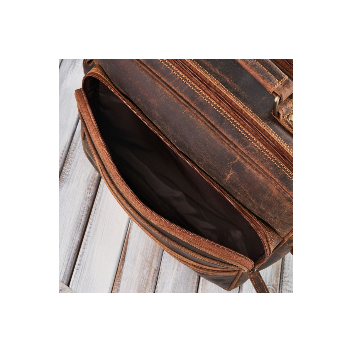 Pánska hnedá taška na rameno BARKER