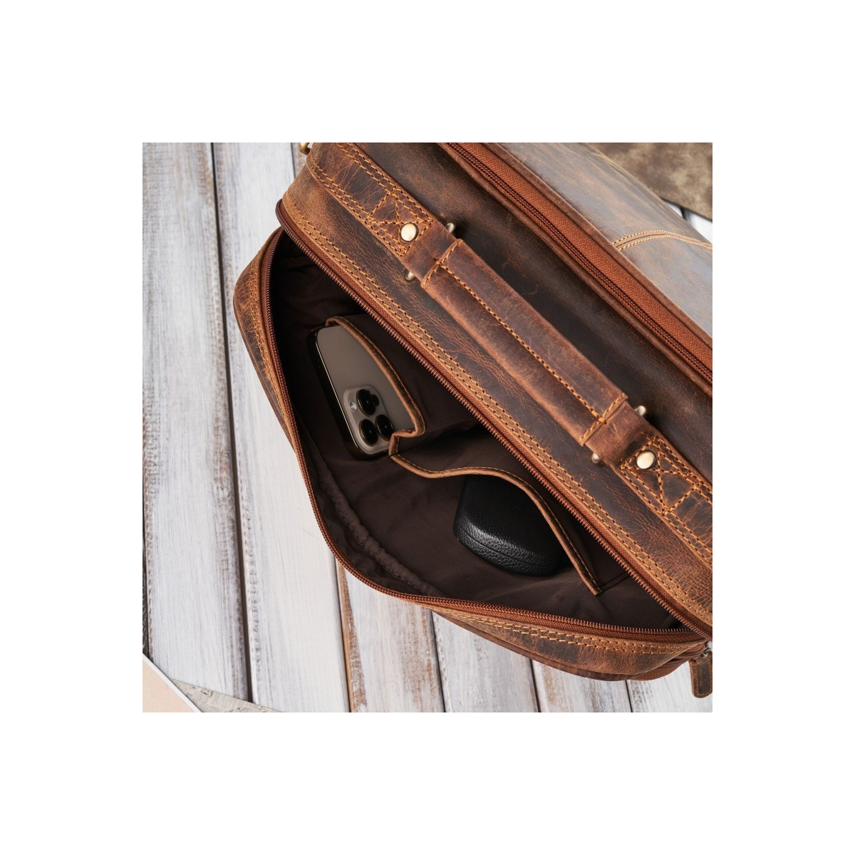 Pánska hnedá taška na rameno BARKER