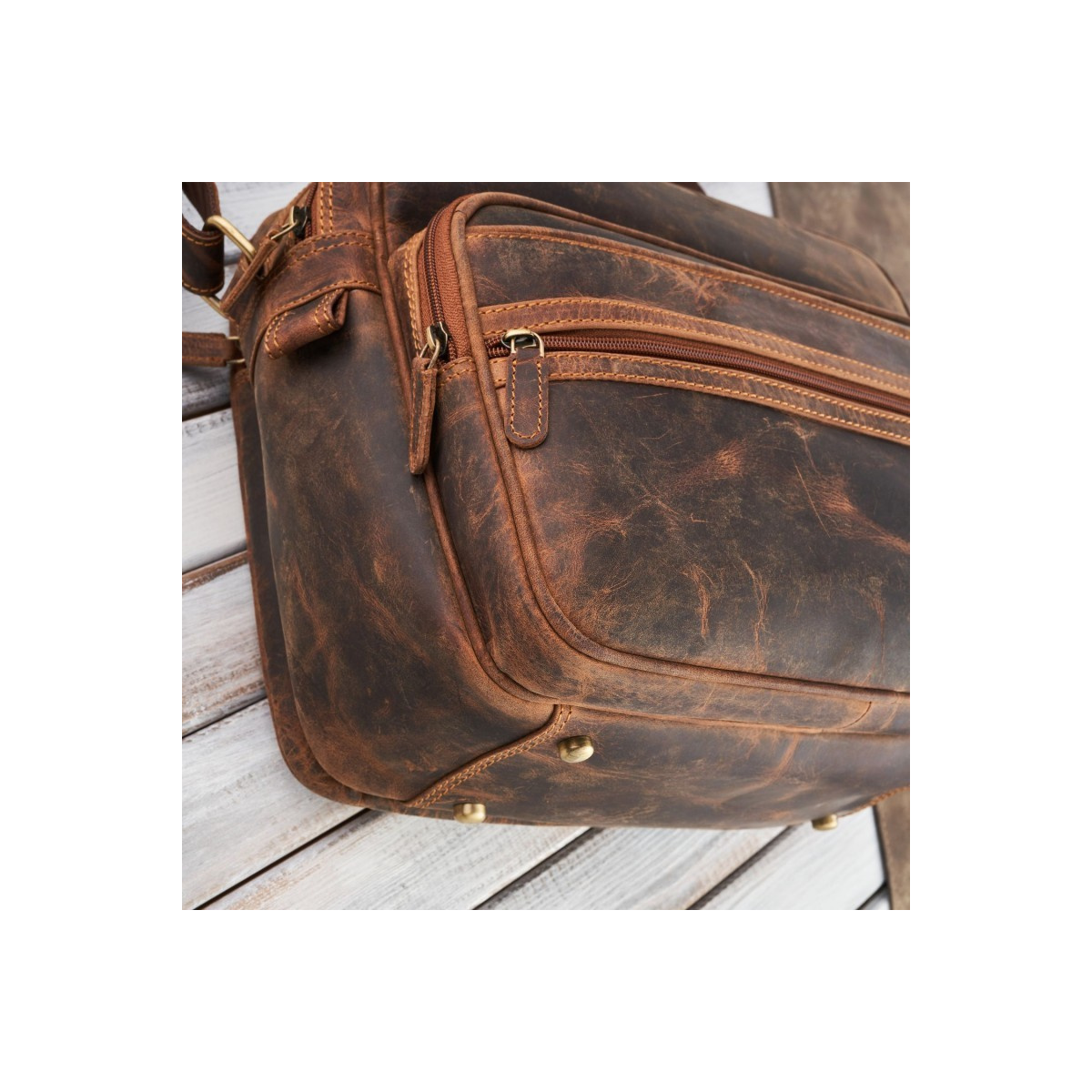 Pánska hnedá taška na rameno BARKER