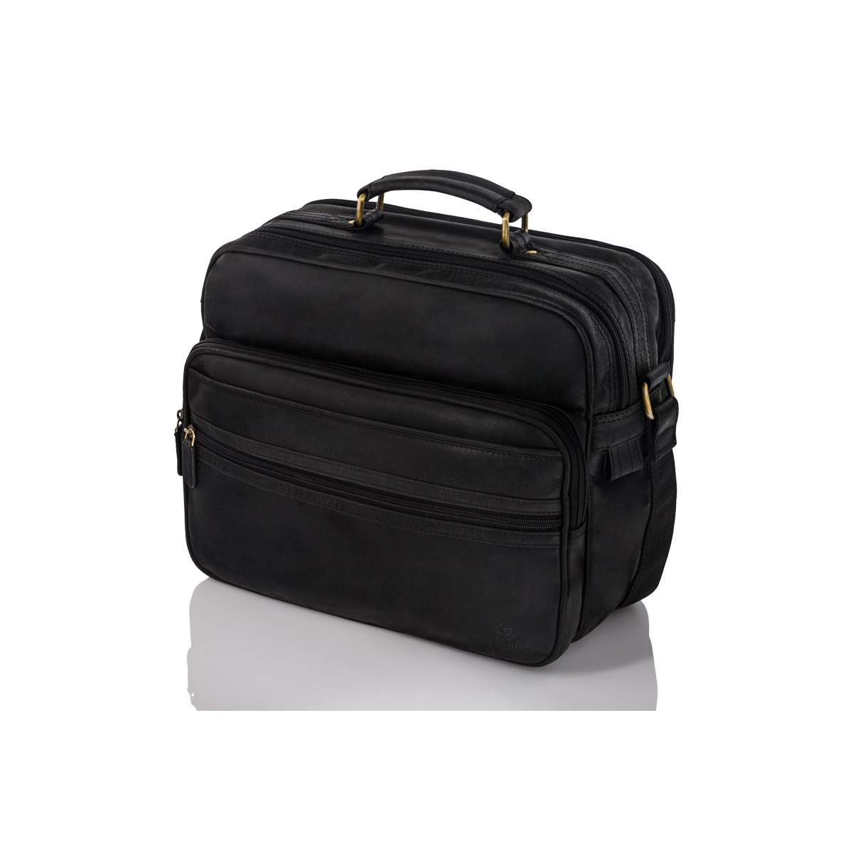 Pánska čierna taška na rameno BARKER