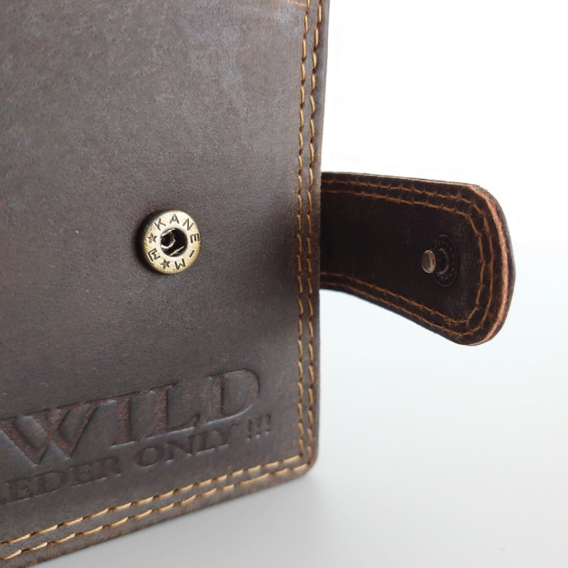 Kožená pánska hnedá peňaženka ARMIN