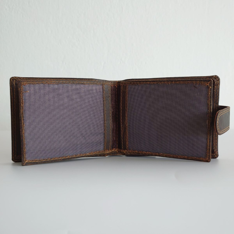 Kožená pánska hnedá peňaženka ARMIN