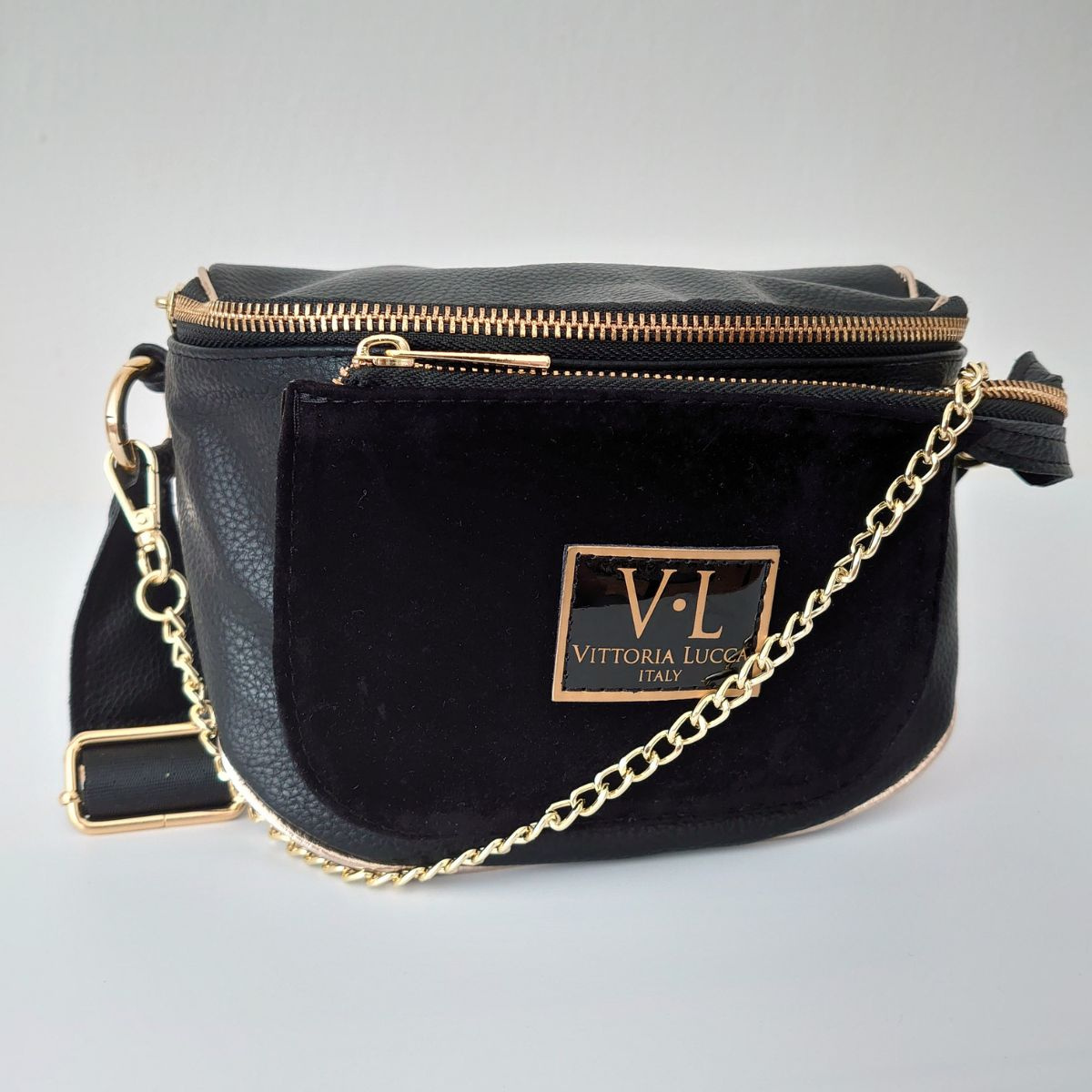 Dámska čierna ľadvinka ADALIA