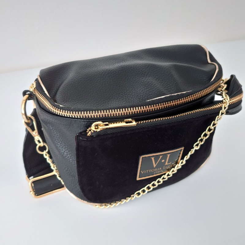 Dámska čierna ľadvinka ADALIA