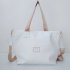 Dámska veľká biela kabelka do ruky, na rameno, cez telo, crossbody.