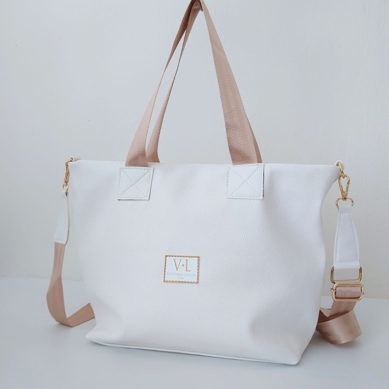 Dámska biela kabelka ARIELA