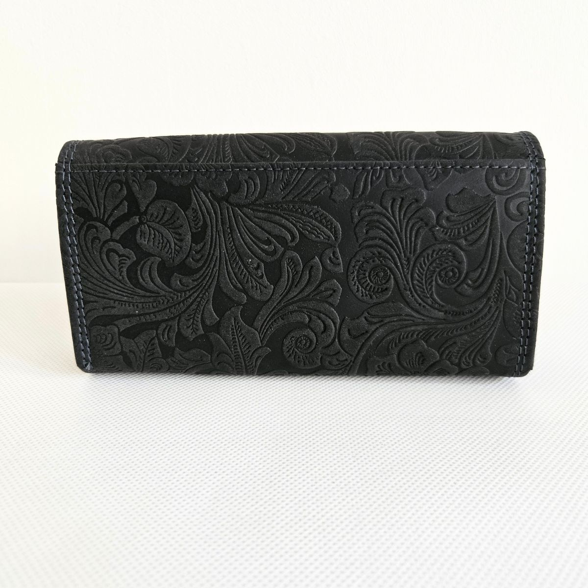 Dámska kožená čierna peňaženka DEBRA