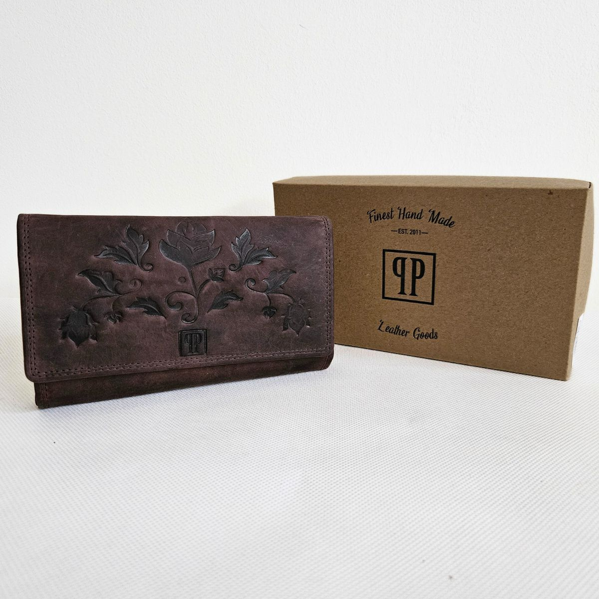 Hnedá kožená dámska peňaženka Vintage