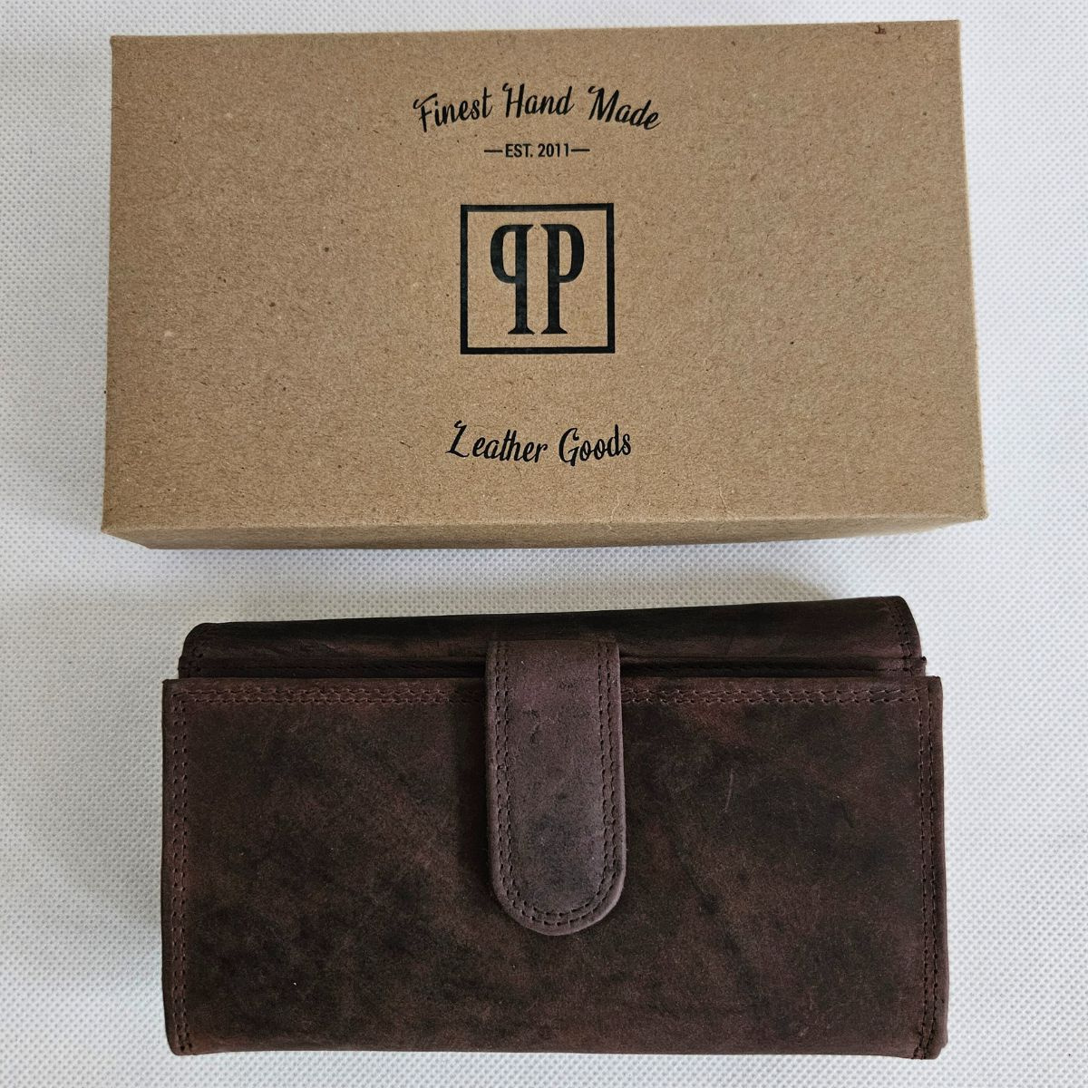 Hnedá kožená dámska peňaženka Vintage