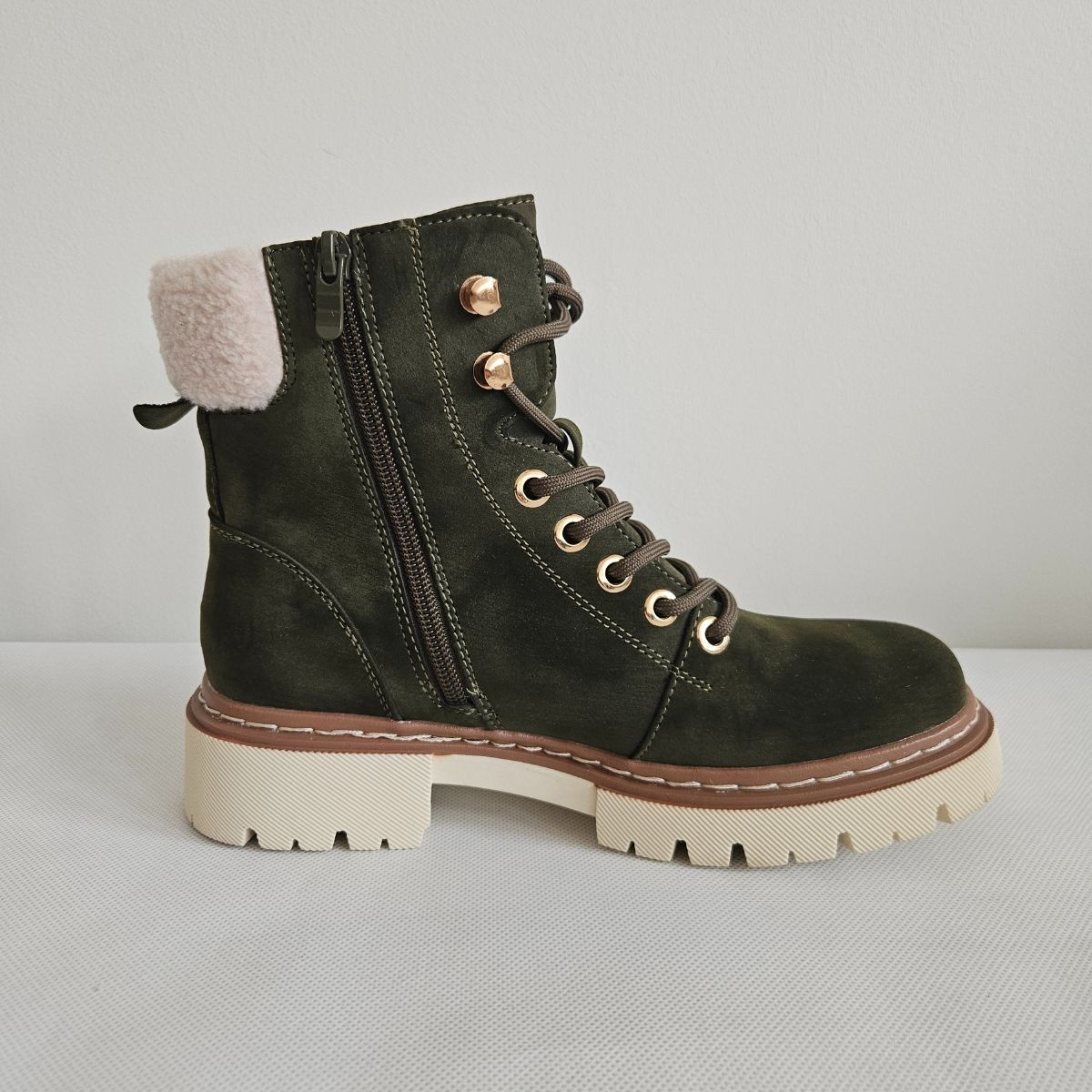 Zelené dámske workery TINA