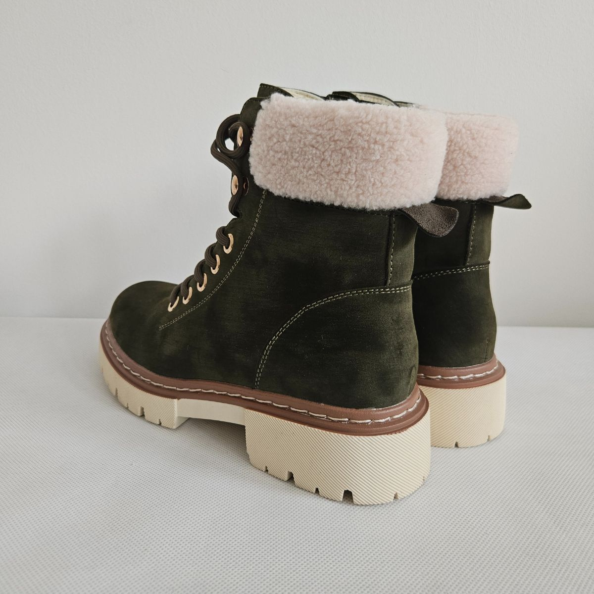 Zelené dámske workery TINA