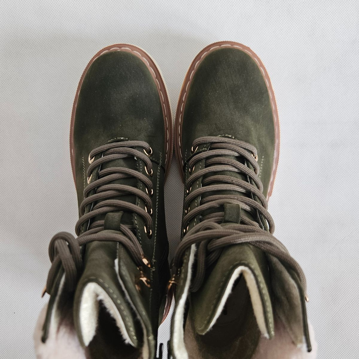 Zelené dámske workery TINA