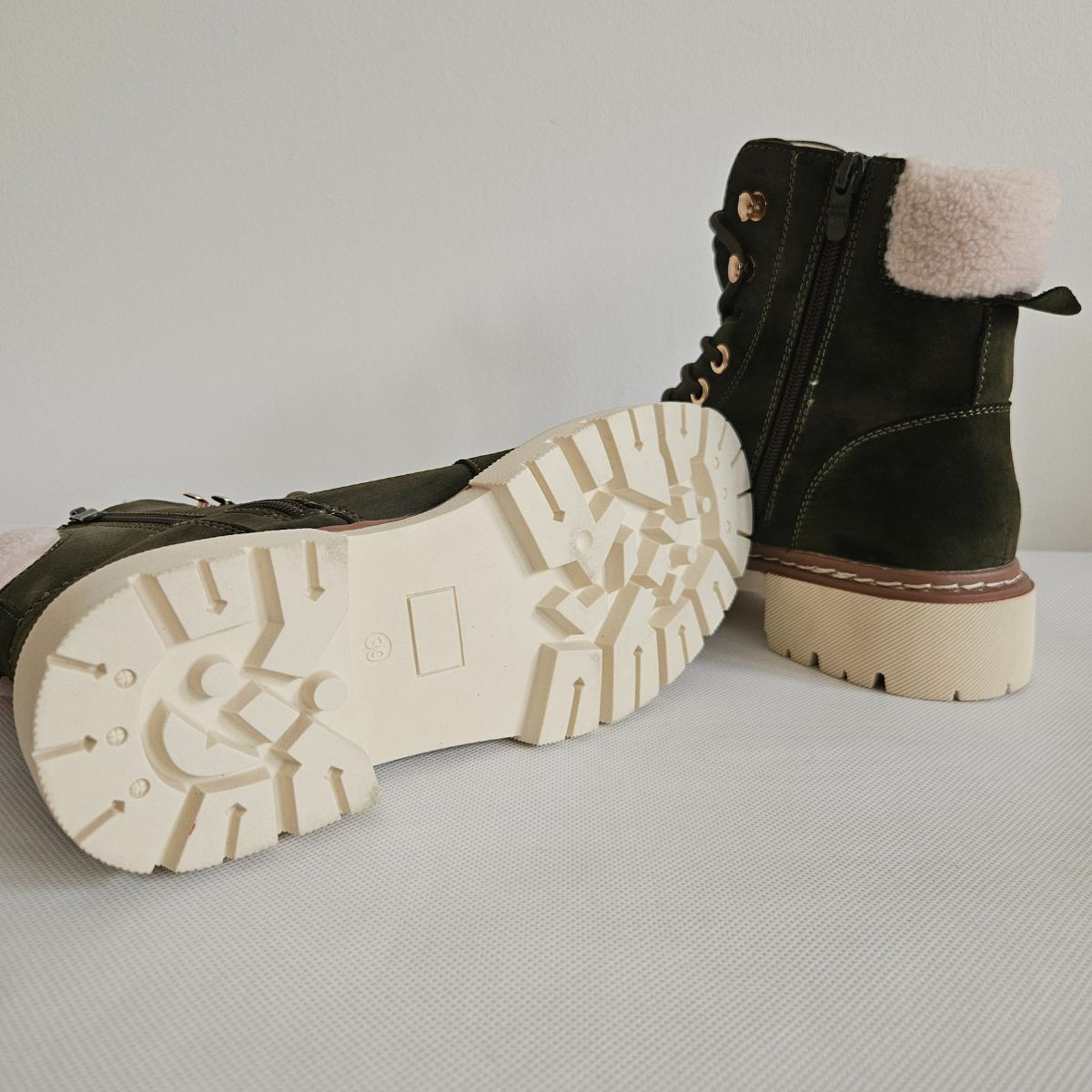 Zelené dámske workery TINA