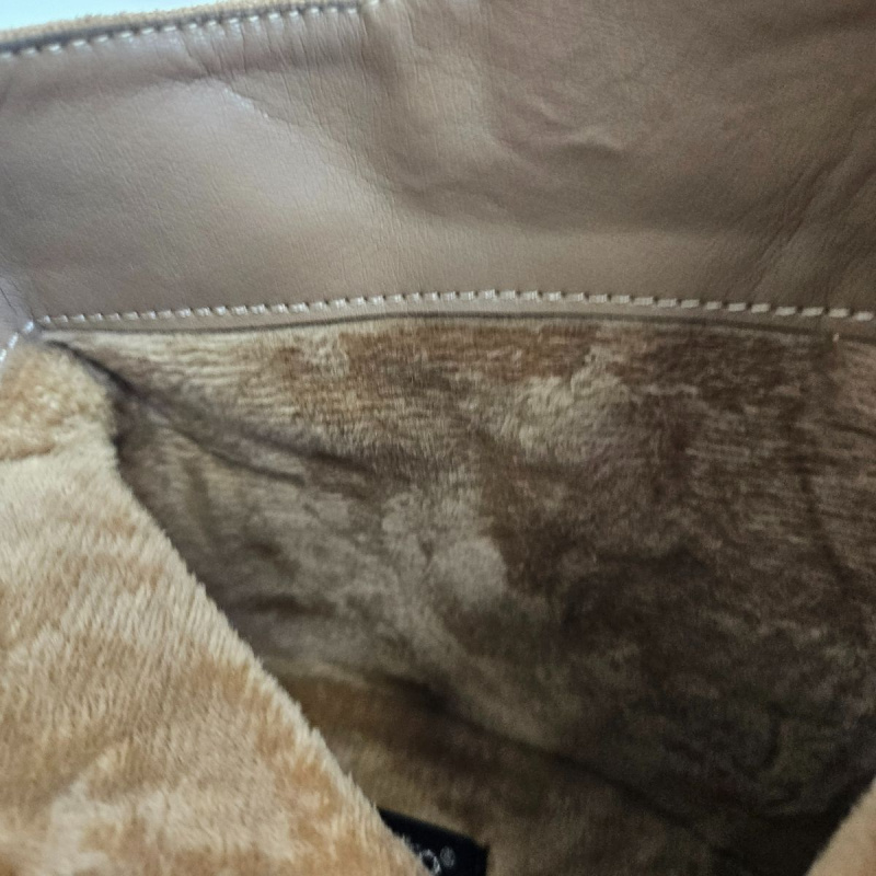 Dámske béžové semišové čižmy MONA