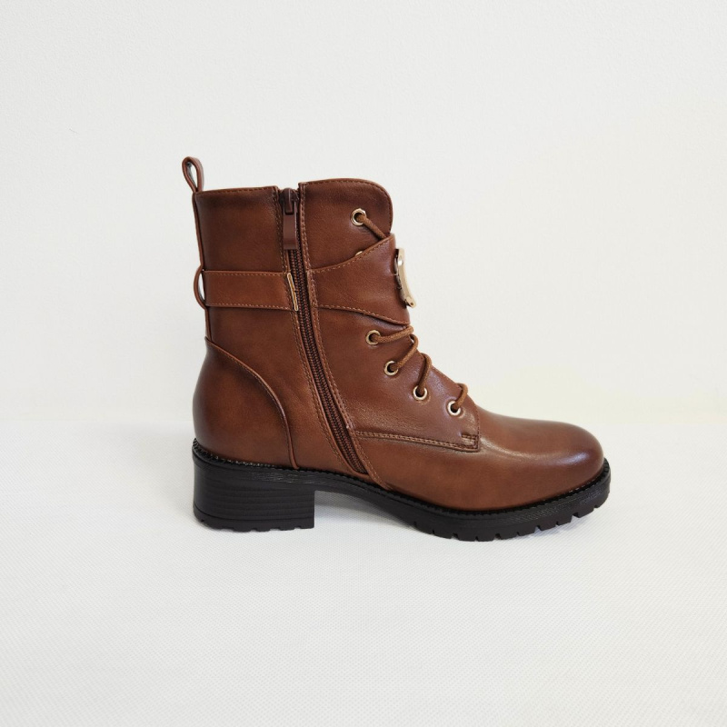 Hnedé dámske čižmy VICTORY