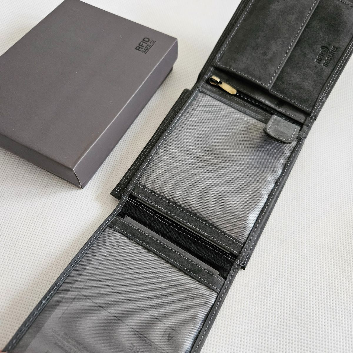 Pánska kožená peňaženka KORKE NERO-01